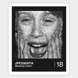 JPEGMafia / Minimalist Graphic Fan Artwork Design Magnet